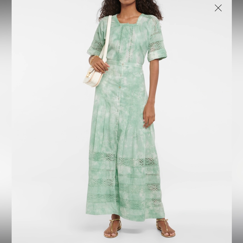LoveShackFancy Edie Tie Dye Midi Dress, NWOT